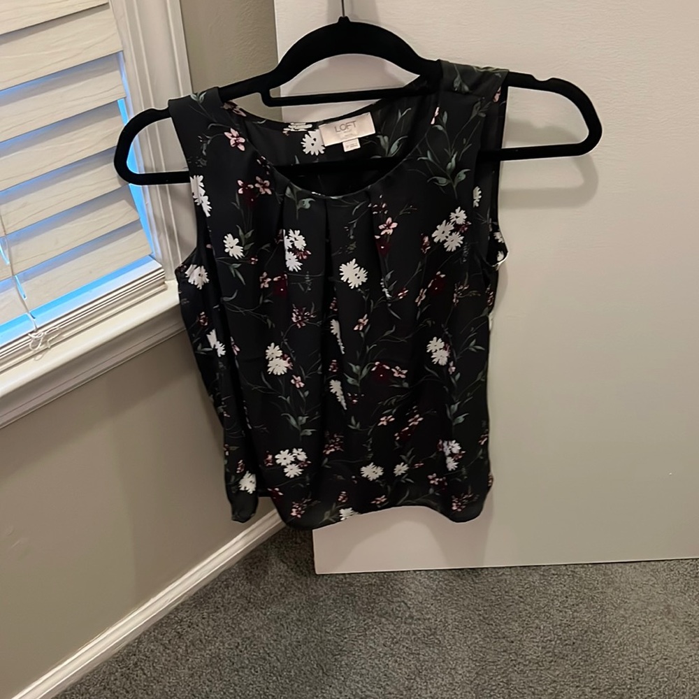 Floral loft blouse